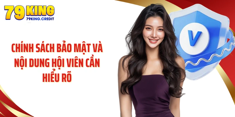 Chính sách bảo mật và nội dung hội viên cần hiểu rõ